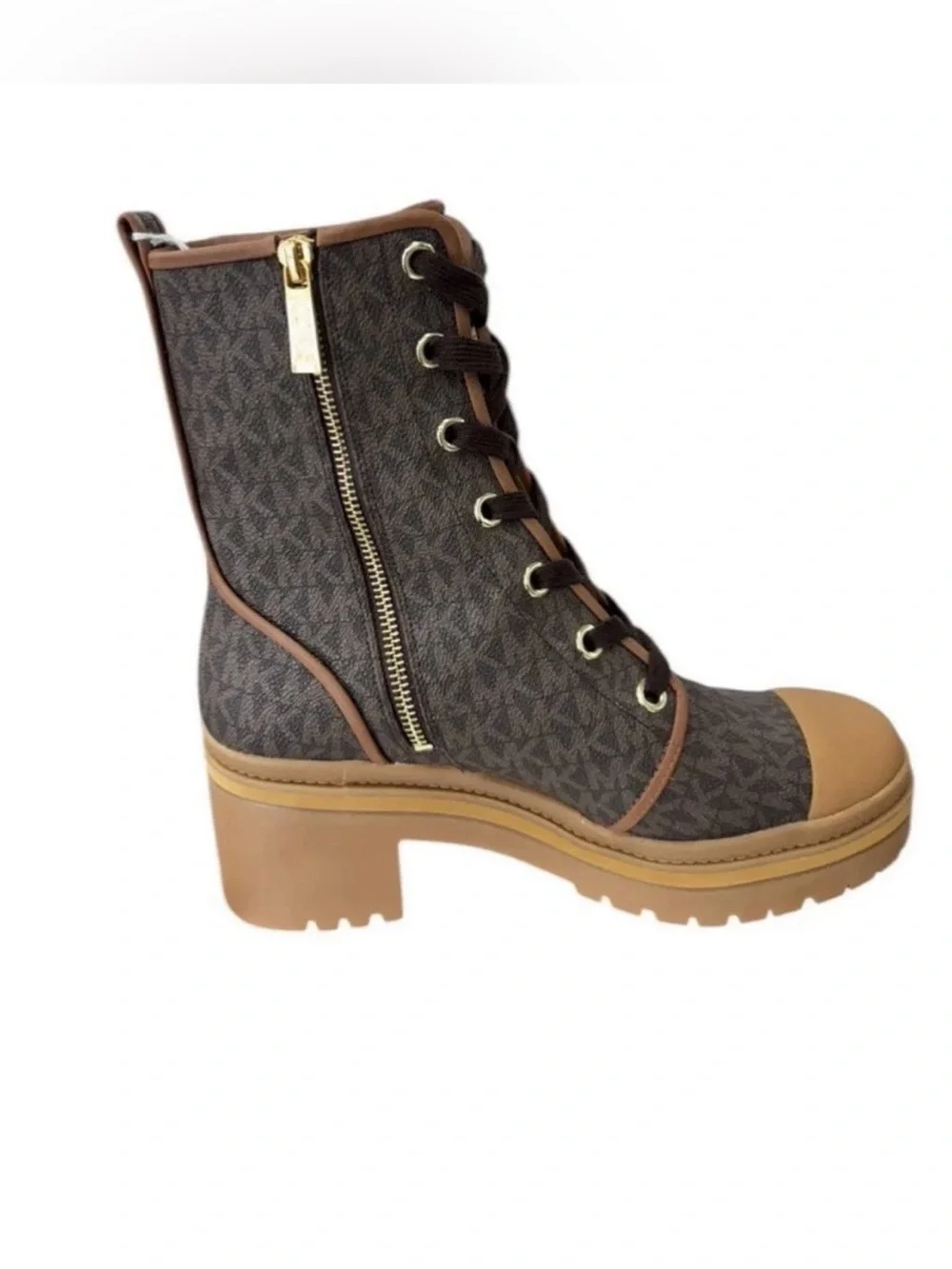 Michael Kors Signature Ankle Boots size 8.5 New In Box.